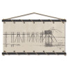 Toile tendue coton - le Carrelet - blanc