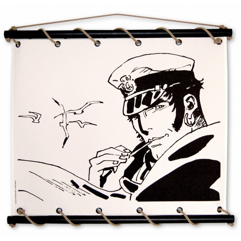 Stretched cotton canvas Corto Maltese - Conseils