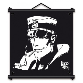 Stretched cotton canvas Corto Maltese - Smoking