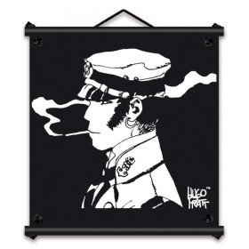 Stretched cotton canvas Corto Maltese - Rencontre