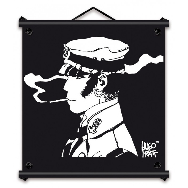 Stretched cotton canvas Corto Maltese - Rencontre