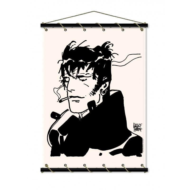 Stretched cotton canvas Corto Maltese - Van