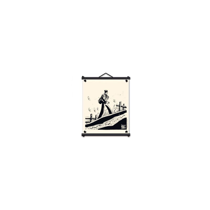 Stretched cotton canvas Corto Maltese - Chine