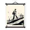 Stretched cotton canvas Corto Maltese - Chine