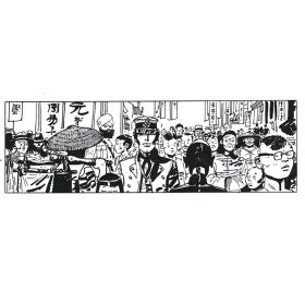 Tee shirt Corto Maltese - Hong Kong - gris - manches courtes