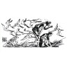 Tee shirt Corto Maltese - Plus loin - bleu - manches courtes