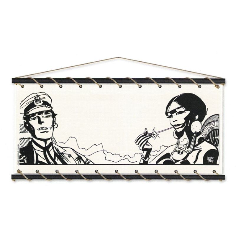 Stretched cotton canvas Corto Maltese - Tête à tête