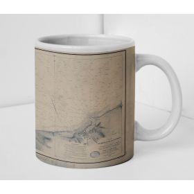 Mug old nautical chart - 935 - DIEPPE (Abords) - FRANCE (Côte Nord) - ATLANTIQUE, MANCHE - (1841 - 1946)