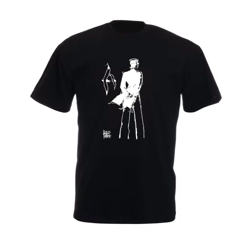 Tee shirt Corto Maltese - Rendez-vous - noir - manches courtes Tee shirt Corto Maltese - Rendez-vous - noir - manches courtes