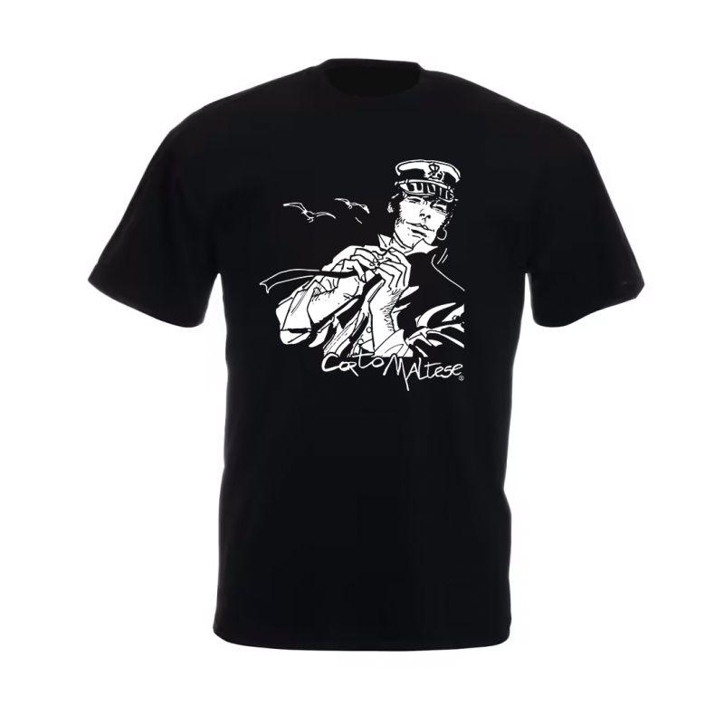 T shirt Corto Maltese - Dans le vent