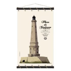 Toile tendue coton - Phare de Cordouan - Moyen modèle